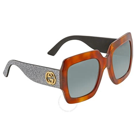 gucci green square sunglasses|gucci large square sunglasses.